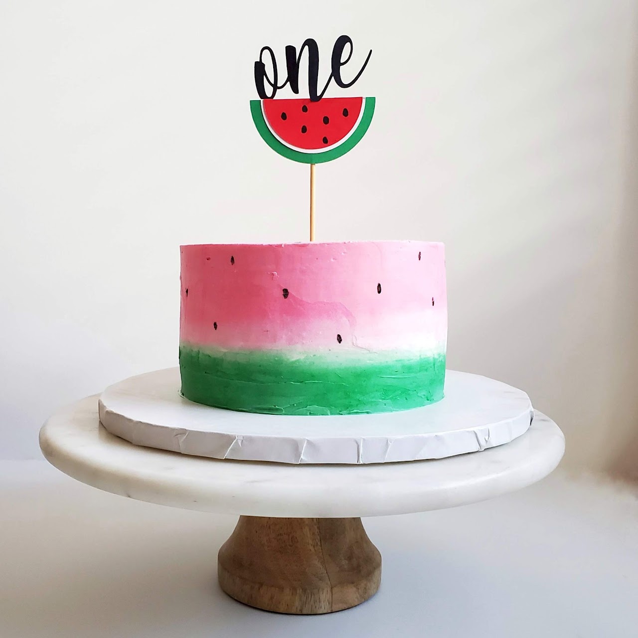 Watermelon birthday cake · Watermelon birthday cake