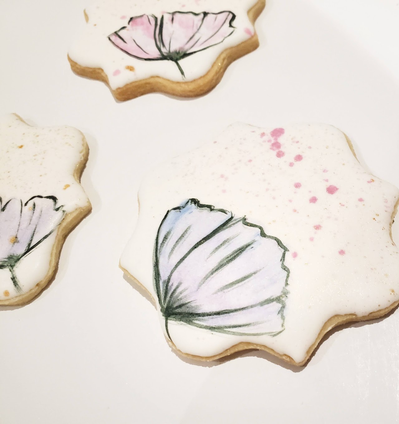 Floral · Hand-Painted Cookie