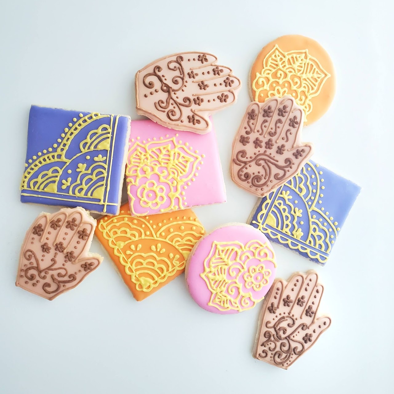 Mendhi Cookies · Mendhi Henna Cookies